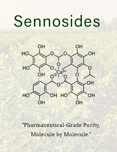 Sennosides — pharmaceutical-grade purity, molecule by molecule